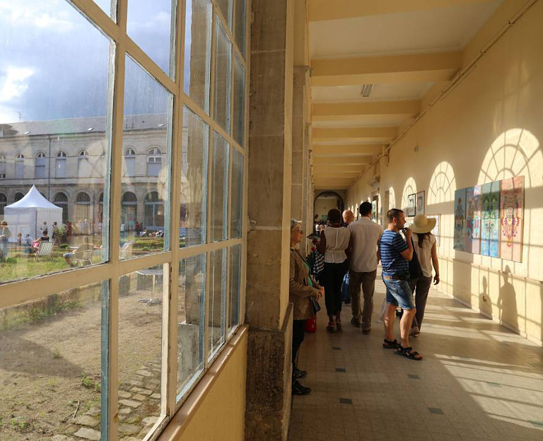Loire Art Show Sacrebleu Loire Art Show is an annual French art festival, inviting about 15 artists to paint in abandoned places.